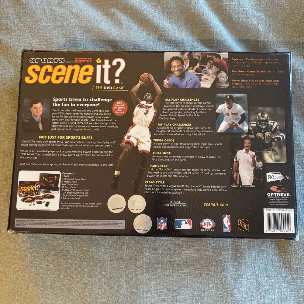 NWT Scene It? DVD Board Game by ESPN​ - Picture 2 of 3